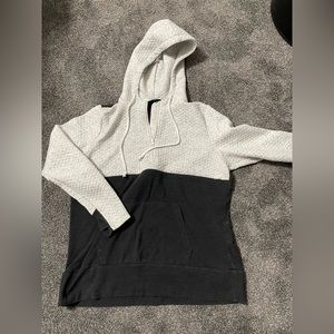 Nursing queen zipper hoodie oatmeal waffle